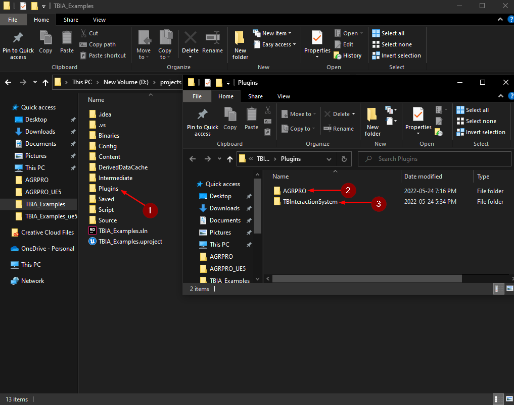 Create Plugins Folder