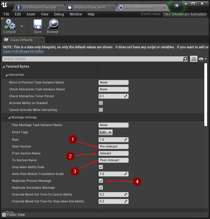 Animation Settings